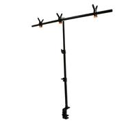 Bessie Bakes Backdrops Photography Backdrop Stand with Table Clamp, 39-Inch Crossbar, Adjustable up to 3ft Tall, Ideal for Food Photography, Product Photography & Content Creation