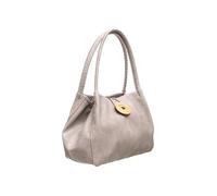 Bessie London Women's Faux Leather Hobo Shoulder Bag with Decorative Button, Ash Grey