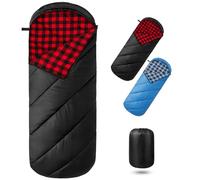 Bessport Sleeping Bag 3-4 Seasons - Flannel Sleeping Bag Winter, Warm Outdoor Blanket Sleeping Bag, Small Pack Size, Ultralight, Waterproof for Camping, Travel, Hiking, for Adults