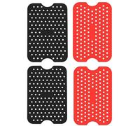 Bessy shop Air Fryer Liners,4PCS Reusable Rectangular Air Fryer Liners, Reusable Silicone Air Fryer Liner Silicone Liners for Multifunction Kitchen Accessories Air Fryer Liners Hot Pads