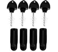 Bessy shop Beer Tap Cover&Plug Brush,8 Pack Beer Faucet Cap & Plug,Faucet Cap & Plug Brush Draft Beer Rubber Tap Beer Faucet Brush Plugs Beer Faucet Tap Cleaning Plug