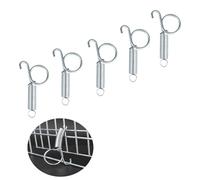 Bessy shop Rabbit Cages Spring Door Latch,5 PCS Spring Hooks for Rabbit Cage Multifunctional Spring Cage for Fixing Rabbit,Dog,Cat,Parrot,Guinea Pig,Bunny,Pet Cage Door