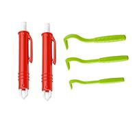 Bessy shop Tick Remover Tool Set,5pcs Tick Remover Tool for Dogs Cats Horses Pets Humans 3 Tick Hooks and 2 Tick Tweezers Effective Tick Removal Tool For The Safe Removal Of Ticks
