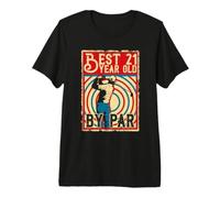 Best 21 Year Old By Far Golf Lovers Golfer Vintage Golfing Premium T-Shirt