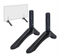 Best 2pcs Universal TV Stand Base Mount For 32-65 Inch Samsung Vizio Sony LCD TV Not for LG TV Black Television Bracket Table Holder