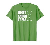 Best Aaron By Par Golfer Name Pun T-Shirt