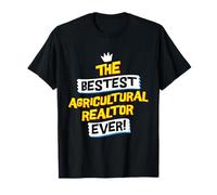 Best Agricultural Realtor, Funny Farm Land Job Occupation T-Shirt