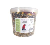 Best All In One Parrot Mix from Britten & James. 5 litre stay fresh tu
