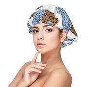 Best And Modern Leopard Skin Summary,Adult's Satin Sleeping Cap - Women's Elastic Sleep Bonnet, Adjustable Overnight Hair Cover
