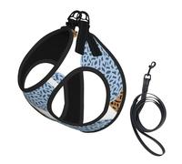 Best And Modern Leopard Skin Summary,Pet Harness,Adjustable Reflective Dog Harness,Pet Leash Vest,M