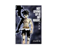 Best Anime Quotes Asta Poster Wall Art Poster Gift For Friend Bed Room Living Room Decor Modern Aesthetic Poster Decorative Painting Canvas Wall Posters And Art Picture Print Modern Family Decor Po