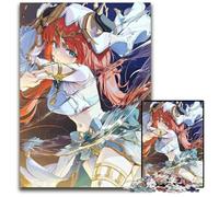 Best Anime Waifus Adult Jigsaw Puzzles 1000 Pieces Impossible Jigsaw Puzzles for Adults Challenging DIY Brain Teaser Perfect Family Game Or Decorative Gift 1000 PCS(75x50cm)