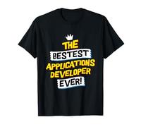 Best Applications Developer, Funny Software Job Occupation T-Shirt