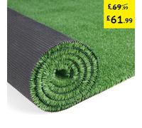 Best Artificial 10mm Grass - 2Mx3M (6.5Ft X 9.8Ft) - 6M² Child & Pet Friendly Easy Install Turf Roll Uv Stable Artificial Lawn
