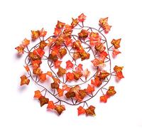 Best Artificial 200cm / 7ft Ivy Garland Hanging Vine String Plant (Two Tone Autumn English - IL15)