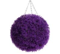 Best Artificial 28cm Purple Heather Topiary Ball