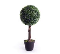 Best Artificial 2Ft - 60Cm Boxwood Ball Topiary Tree