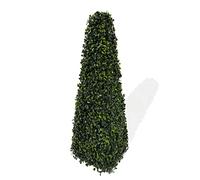 Best Artificial 2ft (60cm) Pyramid Obelisk Boxwood Topiary Tree - UV Protected (1)