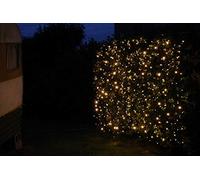 Best Artificial 2m x 2m Connectable Outdoor Indoor Net Christmas Xmas Timer 120 Lights Garden UK (Battery) (Warm White)