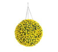 Best Artificial 38cm Yellow Rose Flower Ball