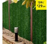 Best Artificial 3M X 1M Conifer Leaf Screening Hedging Wall Garden Fence Landscaping