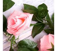 Best Artificial 7Ft Baby Pink Silk Rose Garland Decoration - Perfect From Home, Office Or Events