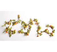 Best Artificial 8ft Silk Mini Rose Ivy Garland Hanging Bud Vine Wedding Flower (Yellow)