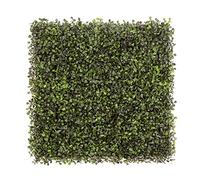 Best Artificial Boxwood 50cm x 50cm Mat Topiary Hedging Dense Panel Screening UV Stable (1)