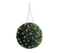 Best Artificial Pre-Lit 36Cm Boxwood Topiary Ball