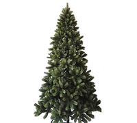 Best Artificial Slim Premium 8ft / 240cm Hinged Real Feel Christmas Tree with 1450 FULL PE Tips for Indoor Xmas