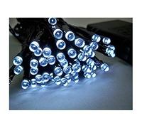 Best Artificial (TM 100 Bright White LED Outdoor Waterproof Battery 8 Multi-Function String Lights with Timer 10M Length Party Fairy Christmas