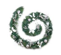 Best Artificial White/Silver Decorated Christmas Garland (9ft Garland)