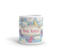 Best Auntie Aunty Pretty Unicorn Gift 10oz Coffee Tea Mug #8174
