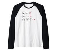 Best Auntie Ever Raglan Baseball Tee