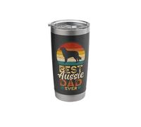 Best Aussie Dad Ever, Father's Day Australian Shepherd Daddy Stainless Steel Insulated Tumbler