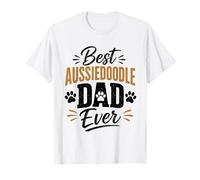 Best Aussiedoodle Dad Ever Aissie Poo Dog Lover Dog Dad T-Shirt