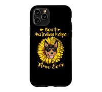 Best Australian Kelpie Dog Mom Ever Sunflower Funny Paw Case for iPhone 11 Pro