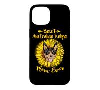 Best Australian Kelpie Dog Mom Ever Sunflower Funny Paw Case for iPhone 15