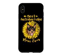 Best Australian Kelpie Dog Mom Ever Sunflower Funny Paw Case for iPhone XS Max