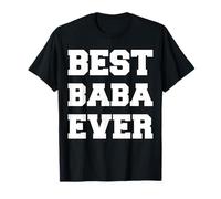 Best Baba Ever Funny Dad Gift Arabic Calligraphy Tee T-Shirt