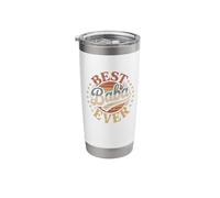 Best Baba Ever Retro Vintage Sunset Arabic Father Stainless Steel Insulated Tumbler