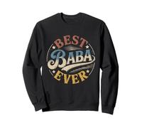 Best Baba Ever Retro Vintage Sunset Arabic Father Sweatshirt