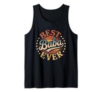 Best Baba Ever Retro Vintage Sunset Arabic Father Tank Top