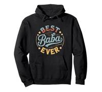 Best Baba Ever Retro Vintage Sunset Persian Grandpa Pullover Hoodie