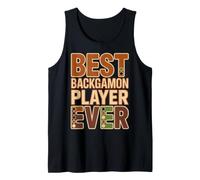 Best Backgammon Player Ever Retro Design Tank Top