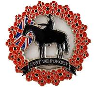 best badge 2024 Poppy Badge Pin Remembrance Day Lest We Forget Veterans Animals Memorial Poppy Day