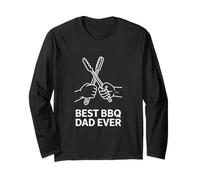 Best BBQ Dad Ever Fathers Day Grilling BBQ Long Sleeve T-Shirt