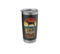 Best Beagle Dad Ever, Father's Day, Beagle Dog Daddy Stainless Steel Insulated Tumbler