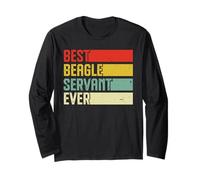 Best Beagle Servant Ever Vintage Beagle Love Long Sleeve T-Shirt