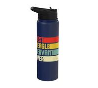 Best Beagle Servant Ever Vintage Beagle Love Stainless Steel Insulated Water Bottle